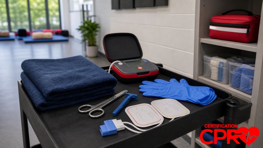 AED training supplies for special situations in CPR classes in Orlando.
