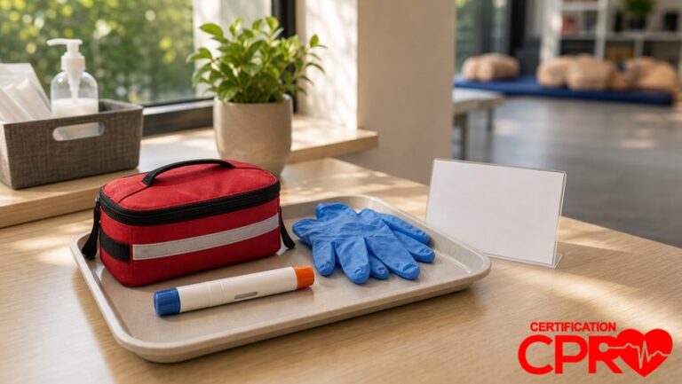 Anaphylaxis first aid training supplies for CPR and First Aid classes in Orlando.